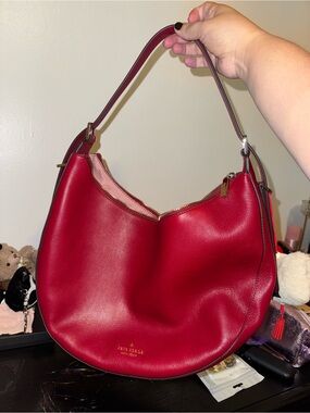 Kate Spade Nova Smooth Leather Large Crescent Shoulder Bag
